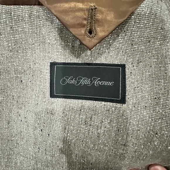 Saks Fifth Avenue Light Gray Blazer